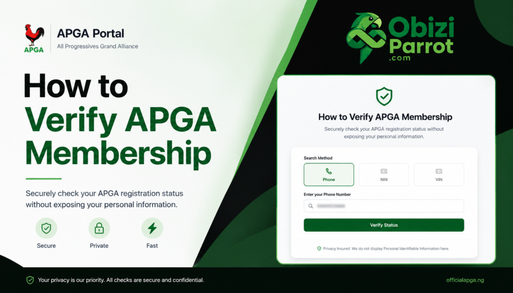 How to Check Your Name On APGA Digital Register